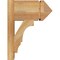 Ekena Millwork Balboa Arts & Crafts Rough Sawn Outlooker, Western Red Cedar, 8"W x 14"D x 18"H OUT08X14X18BOA03RWR - alternate 2